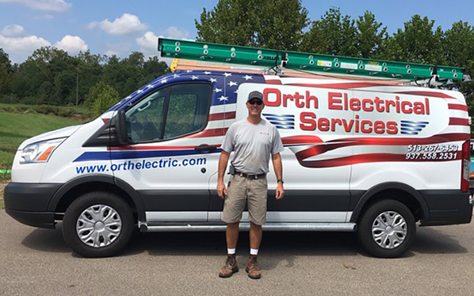 Orth Electric service van